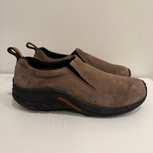Merrell Mens 12 Jungle Moc Gunsmoke Suede Casual Comfort Slip On Shoes Walking main image 7